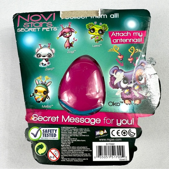 Novi Stars Secret Pet Capsule – Rare 2012 MGA Sealed Surprise Toy - Picture 2 of 4